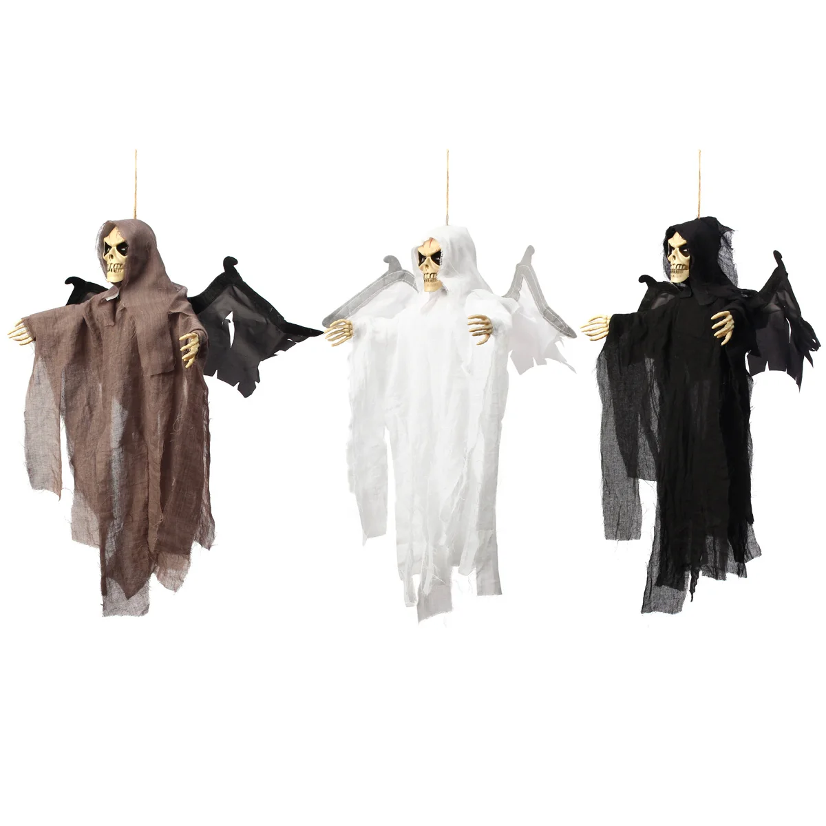 scary haunted halloween hanging ghost witch voice control devil skull cloak pendant halloween party events decoration - Halloween Hanging Decorations scary haunted halloween hanging ghost witch voice control devil skull cloak pendant halloween party events decoration - Halloween Hanging Decorations