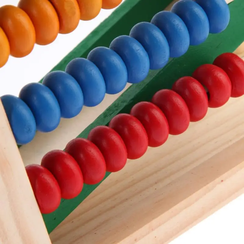 Креативный красочный Abacus скользкий автомобиль ребенок математическая игрушка с 4 игрушечными автомобилями обучающая игрушка Монтессори обучающая игрушка jeux Монт