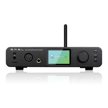 

SMSL DP3 HIFI Bluetooth Music Player with Balanced Headphone Amplifier Output Support Native DSD256 Apt-X 2.4G/5G Wifi