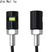 2 шт. Алюминиевый Автомобильный светодиодный светильник для номерного знака винтовая лампа на болтах задний светильник s для мотоцикла грузовика ATV мотоцикла велосипеда внедорожника