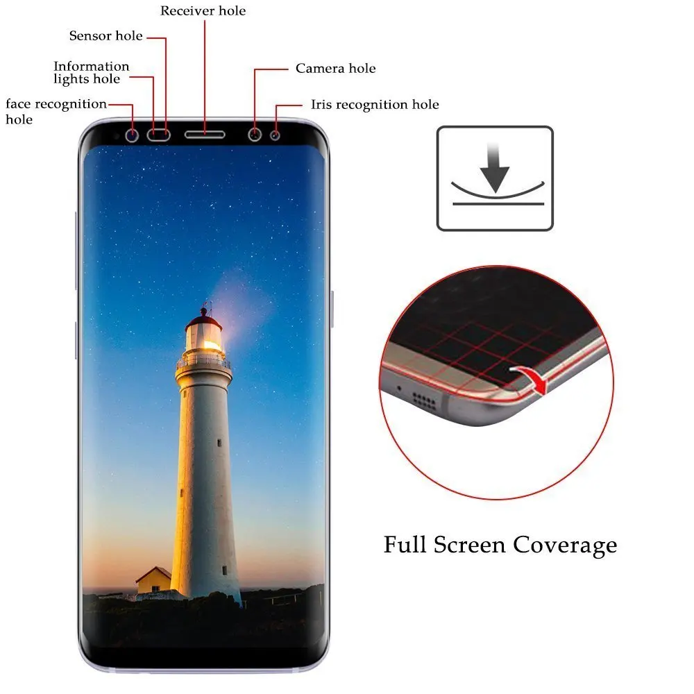 Full Coverage Screen Protector For Samsung S9 S8 S8 Plus Suntaiho 3D Curved Tempred Glass Protective Flim for Galaxy Note 8 9 Full Coverage Screen Protector For Samsung S9 S8 S8 Plus Suntaiho 3D Curved Tempred Glass Protective Flim for Galaxy Note 8 9