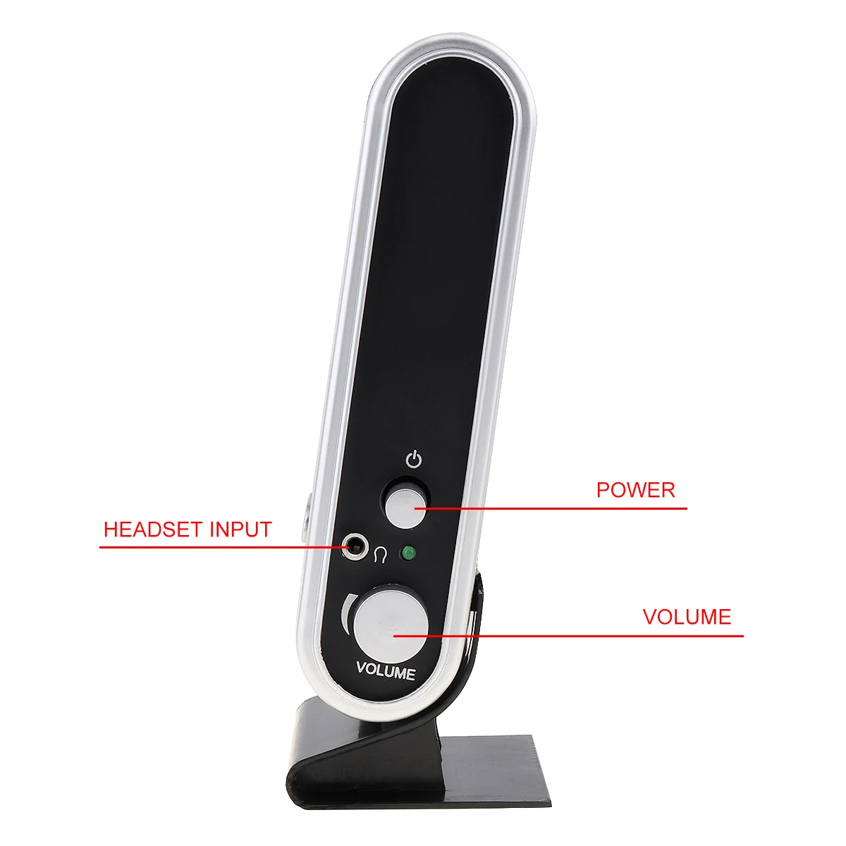 Portable Usb 2 0 Power 3 5mm Speaker Headphones Microphone Headphones Audio Jack Hy 218 Mini Plastic For Notebook Desktop Pc