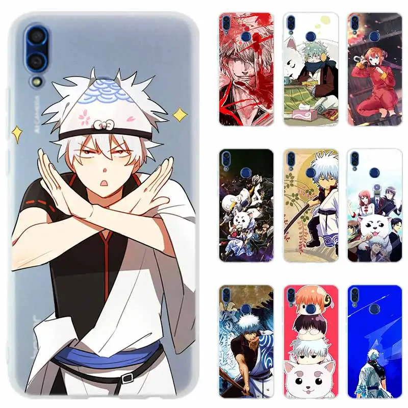 

Anime Gintama Honor 10i 20i Phone Case Silicone Cover for Huawei Honor 9X pro 10 9 lite 9i 8a 8X Max 8C 7X 7A Pro 6X V20 PLAY