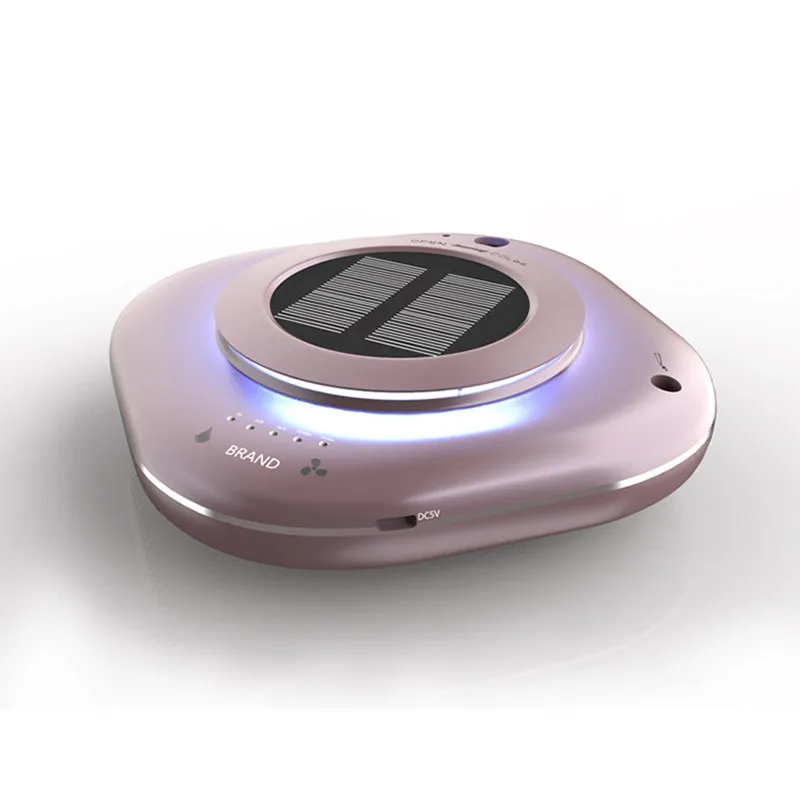 

Car Solar Power Air Purifier Humidifier Negative Ion Car Oxygen Bar Aromatherapy Negative Ion Night Light Humidifier