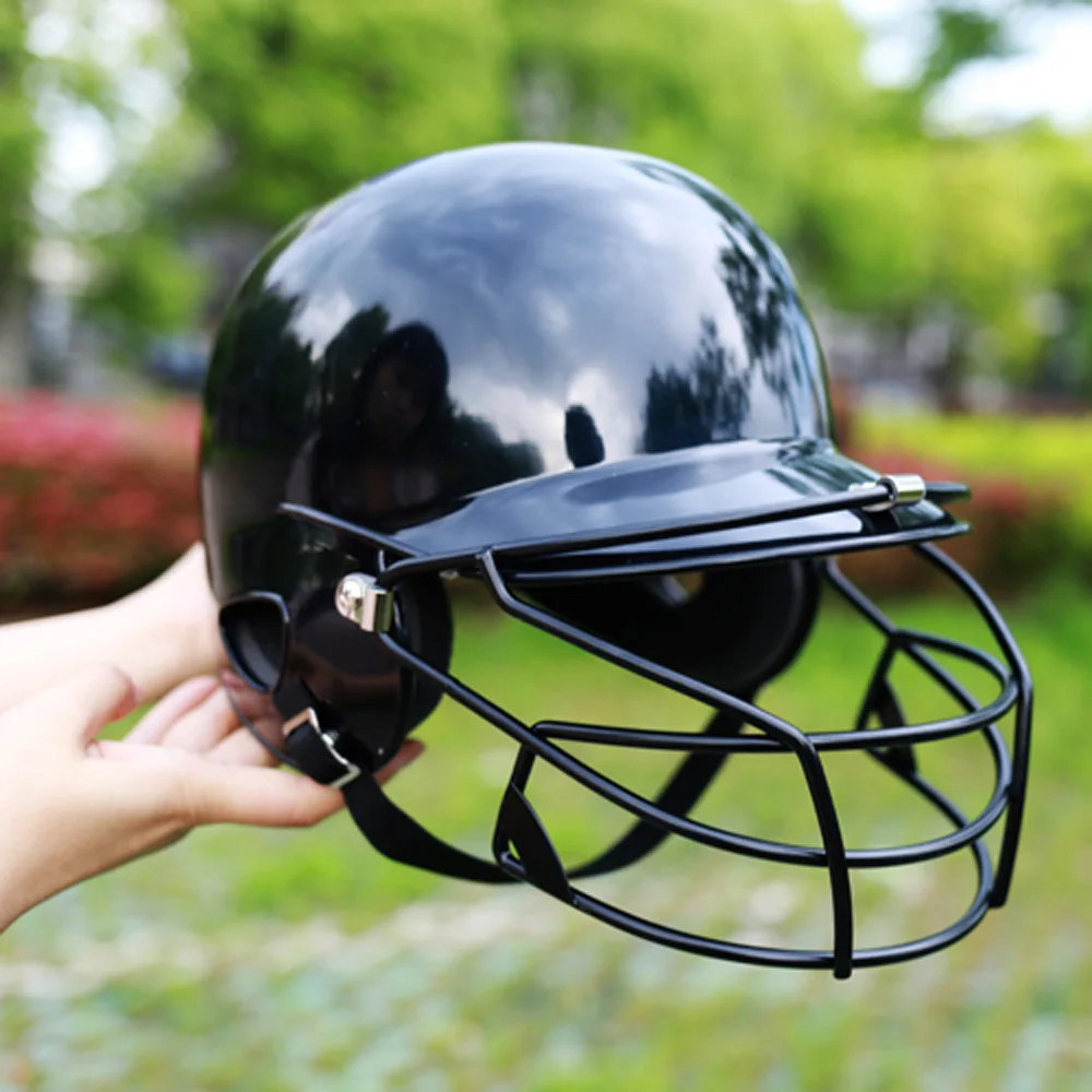 Бейсбольный шлем со стальной сетчатой головкой и защитой лица для профессиональной Бейсбольной Тренировки