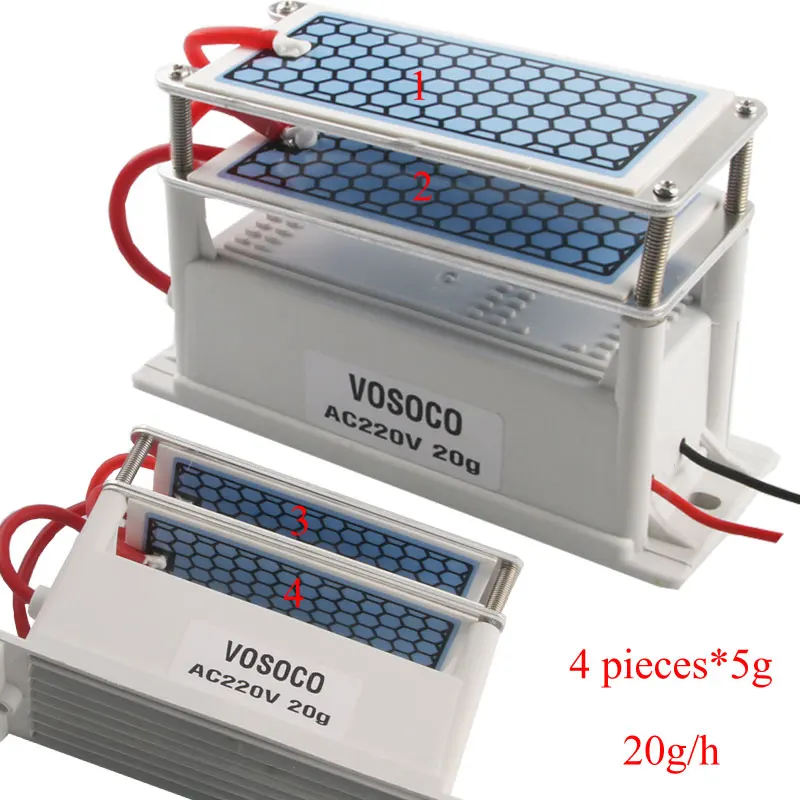 

Ozone Generator 20g/h Ozone Machine Air purifier cleaner Disinfection sterilization water purification Removal of formaldehyde