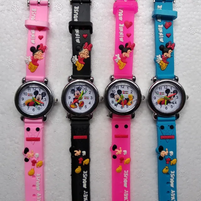 Cartoon Mickey Minnie Mouse Children Watch Silicone Quartz Kids Watch Boy Girl C Cartoon Mickey Minnie Mouse Children Watch Silicone Quartz Kids Watch Boy Girl C