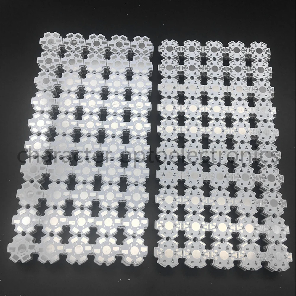 50 шт. 1000 шт./лот LED PCB теплоотвод 20 мм алюминиевая Базовая пластина высокая