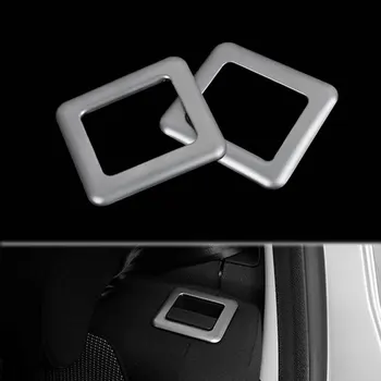 

2pcs Stainless Steel Safety Belt Interface Seatbelt Decorative Trim Frame Decoration for VW Lavida 2013-2015 Car Styling