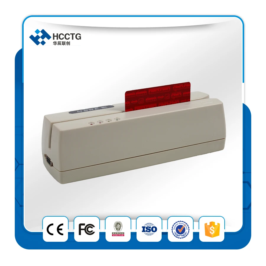 

New Product, Bluetooth Card Reader Writer 206 MSR Bluetooth POS Machine -HCC206