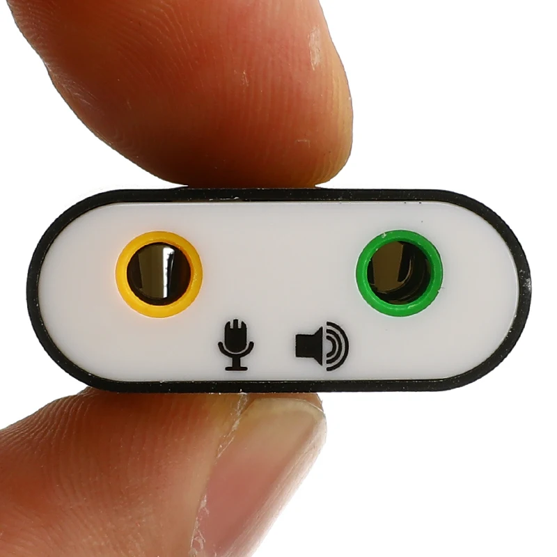 1 шт. мини Внешняя USB 2 0 7 CH Виртуальная Аудио Звуковая карта адаптер конвертер для