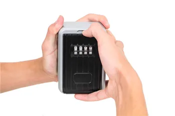 

4 Digit Combination Password Safety Key Box Lock Padlock Organizer Wall Mounted Home Security Protection