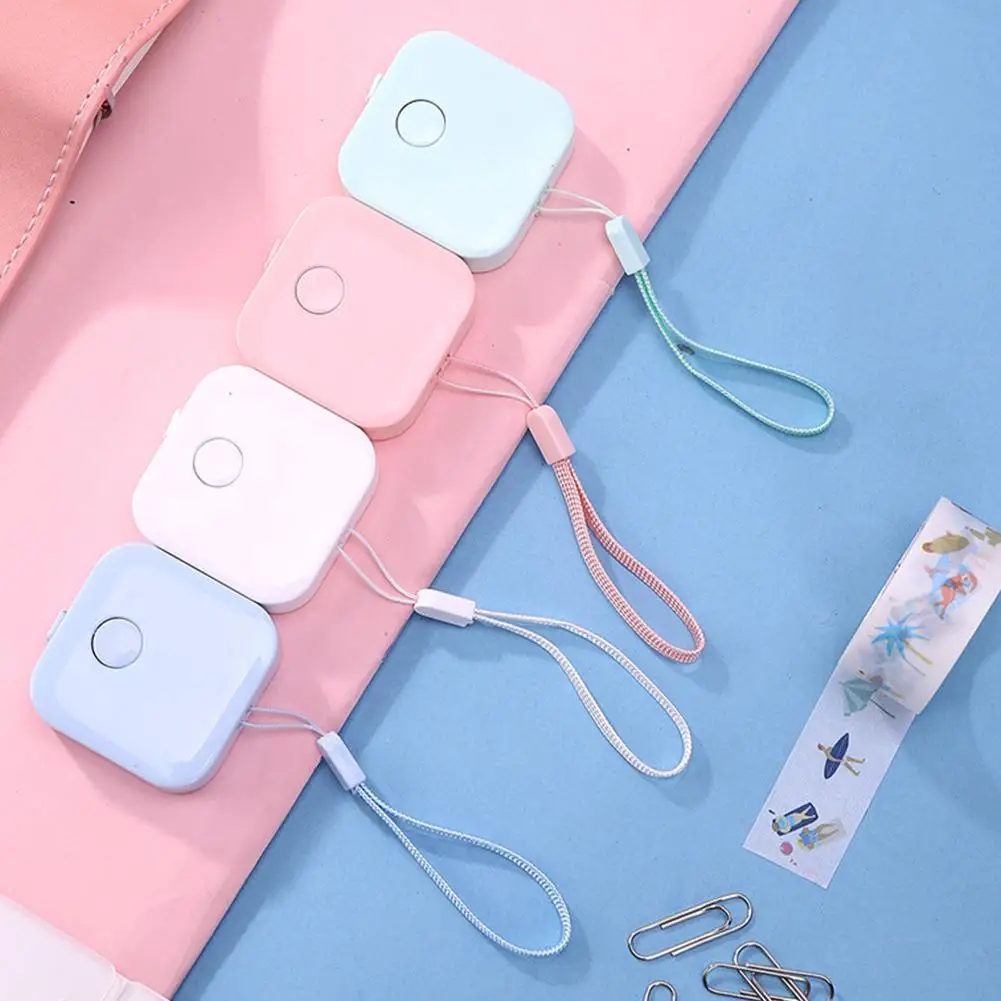 

1.5M Measuring Ruler Sewing Tools Tailor Ruler Double-Sided scale Retractable Tape Random Color Sewing Accessory