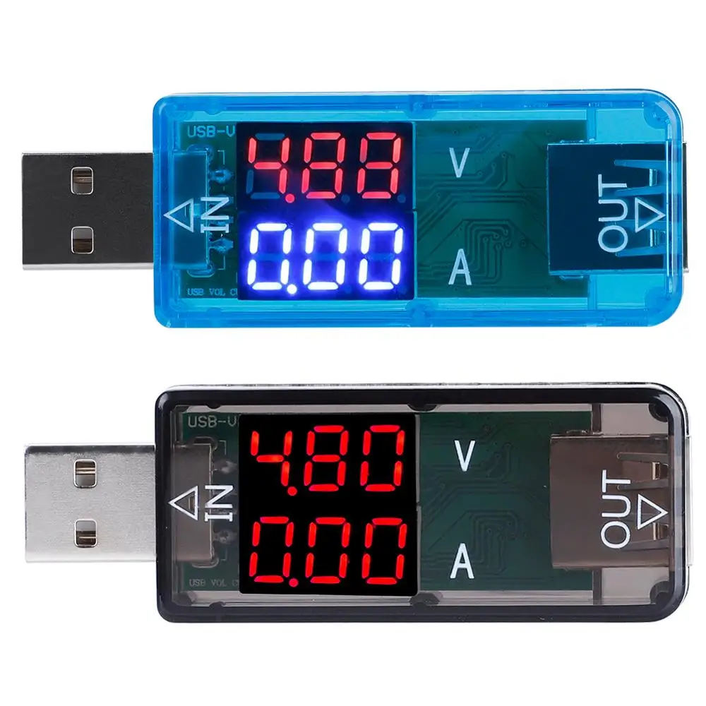 ANENG USB цветной ЖК-Вольтметр Амперметр измеритель тока мультиметр для измерения usb-устройств QC2.0/QC3.0 Быстрая зарядка тест