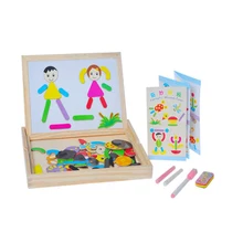 Забавные двухсторонняя плата головоломки животных комплект черного цвета для детей головоломки игрушки Magic Cube образования Chirismas Подарок на день рождения для детей