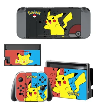 

Nintend Switch Vinyl Skins Sticker For Nintendo Switch Console and Controller Skin Set - For Pokemon Go Pikachu