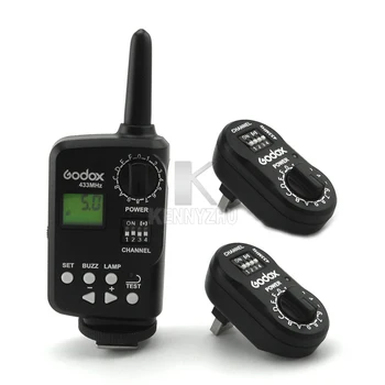 

Godox FT-16 Transmitter +2x Receiver Wireless Studio Strobe Flash Trigger for Canon Nikon AD180 AD360 DE300 SK400 QT QS GS DP DE