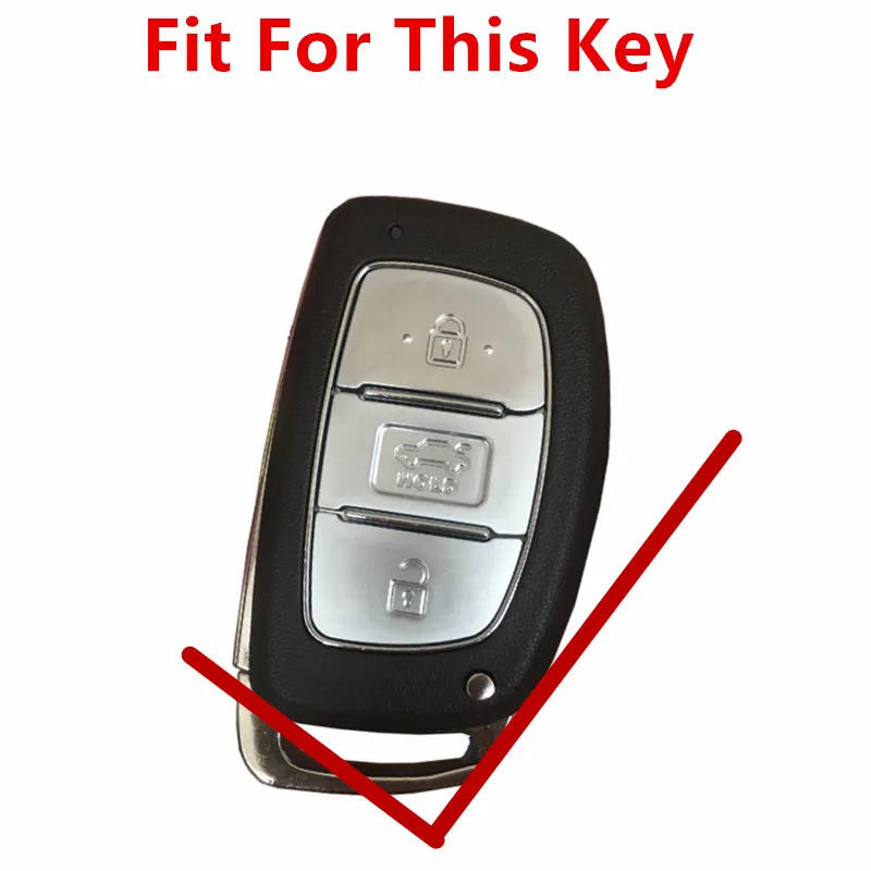 FLYBETTER натуральная кожа 3 кнопки Smart Key чехол для hyundai Sonata9/Tucson/Elantra стайлинга автомобилей L2205