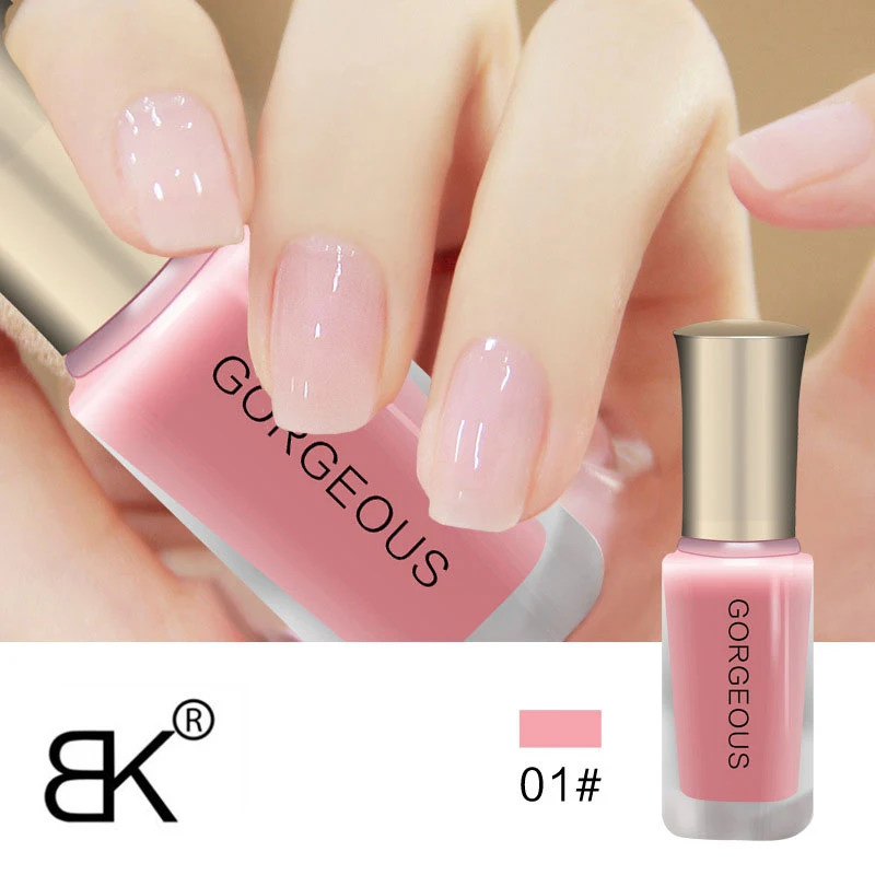 BK Nude Series Translucent Nail Polish Like Jelly Nail BK Nude Series Translucent Nail Polish Like Jelly Nail