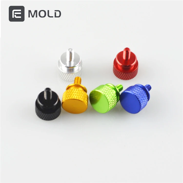 

6pcs/lot pc water cooling decoration fittings fixed Chassis sides/gpu/power UNC6#- 32(M3.5)*7MM Big head screw Red /Blue/Gold