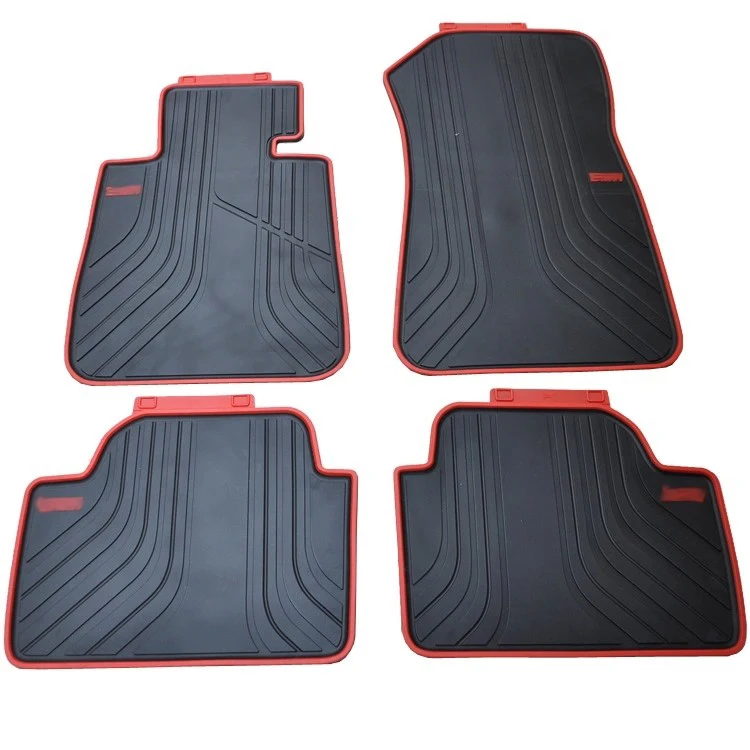 waterproof wear resistant rubber rugs green latex non slip car floor