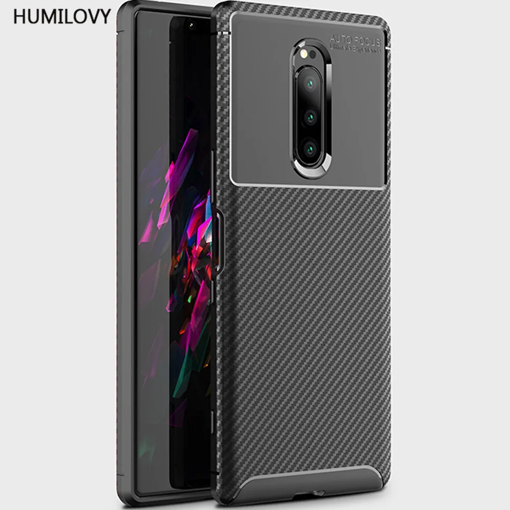 Чехол для Sony Xperia 1 Xperia1 противоударный мягкий чехол телефона из ТПУ J8110 J8170 J9110 |