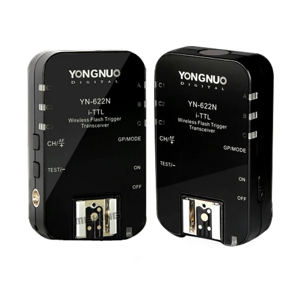 

2pcs Yongnuo YN622N Wireless iTTL Flash Trigger YN622 Radio 1/8000s for Nikon D7100 D7000 D5200 D5100 D5000 D3200 D3100 D3000