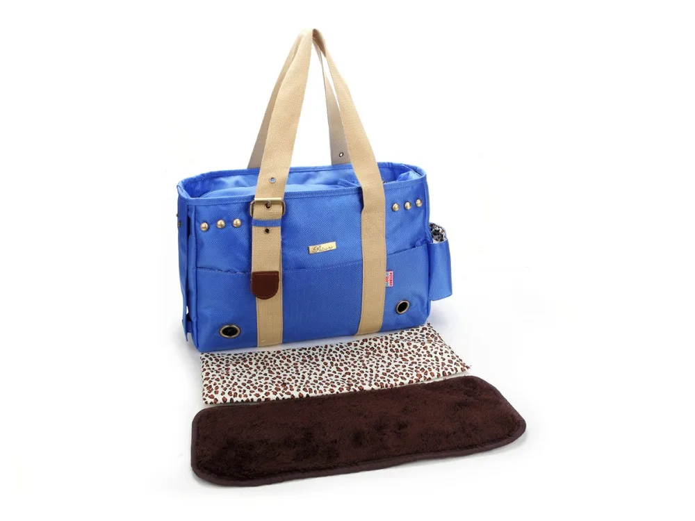 С мягкой стороной Pet Carrier Низкопрофильная дорожная сумка с постельное белье из флиса Премиум молнии и безопасности застежки под сиденьем Совместимость