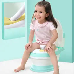 Новый дизайн Горячая Распродажа портативный туалет для ребенка туалет горшок бесплатно горшок щетка + мешок для очистки