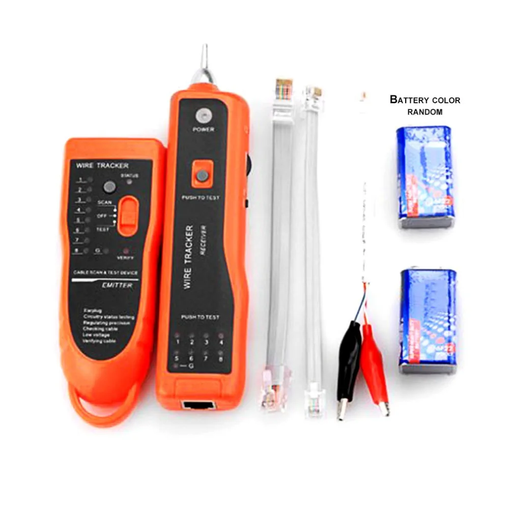

XQ-350 Telephone Network Wire Tracking Set Telephone Network Cable Wire Line LAN Cable RJ45 Tracker Toner Tracer Tester Testing
