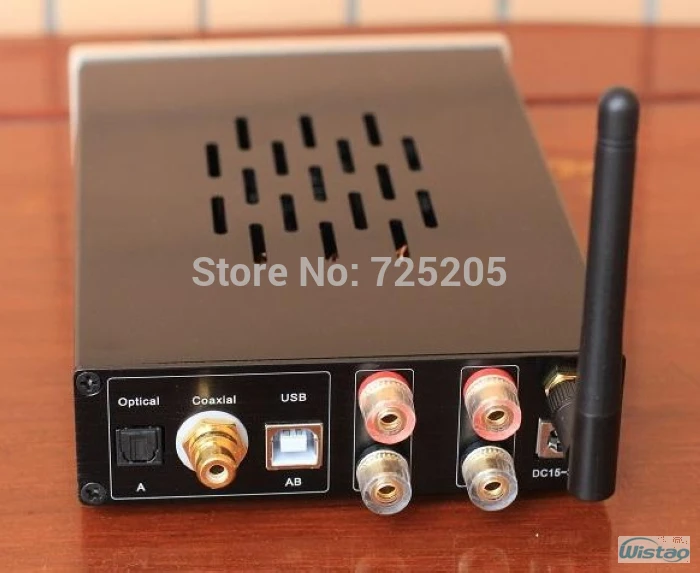 Усилитель IWISTAO с Wi Fi стерео 2x150 Вт Hi цифровой усилитель аудио металлический корпус