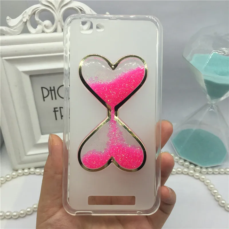 

Dynamic Liquid Glitter Sand Quicksand Wine Glass Soft Slicone Case for ZTE Blade A610 / V6 Max / A612 A 610 A610C A610T Cover