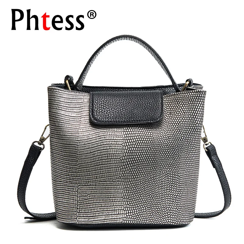 

2018 Small Bucket Bag Women Leather Handbags Designer Luxury Brand Crossbody Shoulder Bags Messenger Sac a Mian New Tote Bags