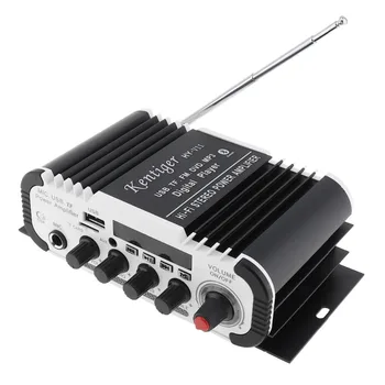 

Kentiger V11 2CH HI-FI Bluetooth Car Audio Power Amplifier FM Radio Player Support SD USB DVD MP3 Input for Car Motorcycle Home