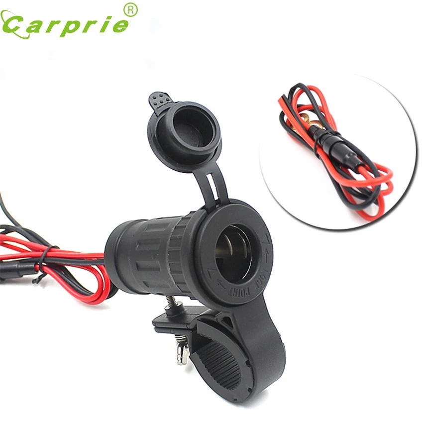 

CARPRIE Super drop ship Waterproof Motorcycle Accessory Handle 12V 240W Cigarette Lighter Socket Mar714