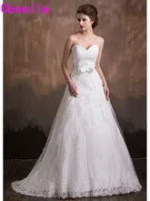 2017 Civil Glamorous A-line Appliques Bridal Gowns Formal Ivory Long With Train Corset Wedding Gowns Vestidos De Novia Custom