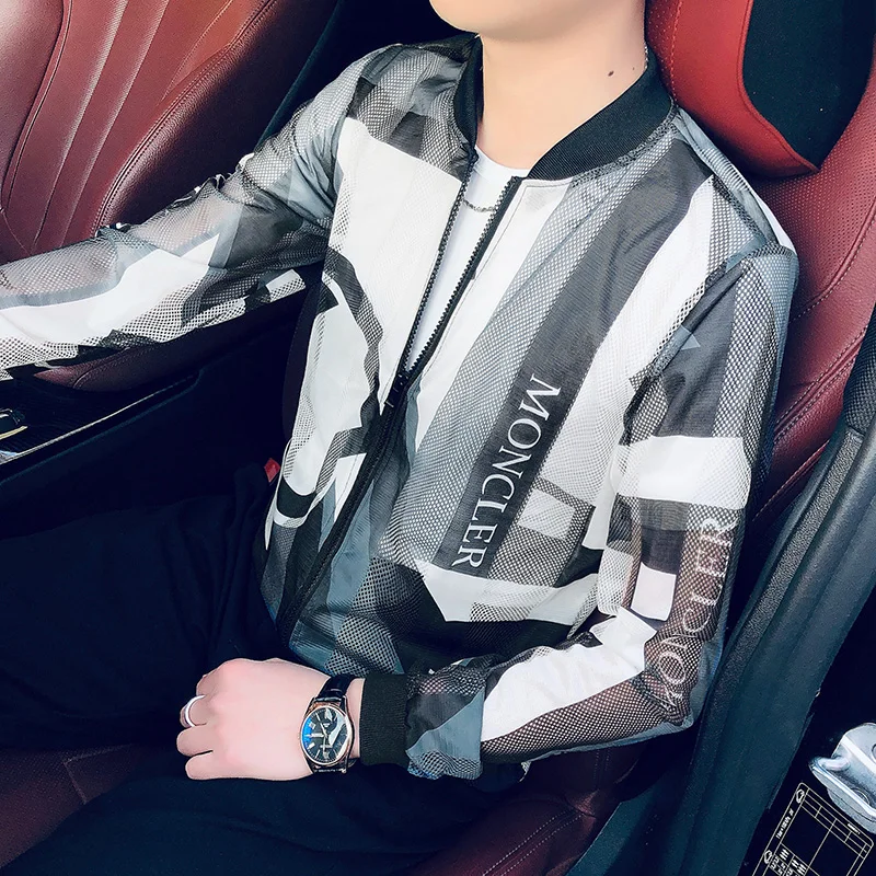 

2019 jacket men casual jacket Spring Autumn Fashion Slim Fit Men Jacket Thin Jackets Casual Coat Top Quality Asian size M-3XL