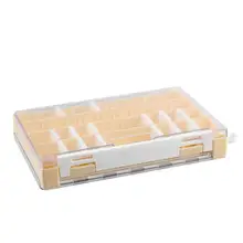 18 отсеков двухслойная коробка для рыболовных снастей для ловли нахлыстом водонепроницаемый крючок приманки ящик для хранения рыболовных инструментов