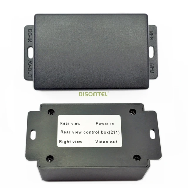 Small Car control box two channel video automatic switch front or side