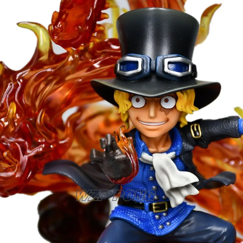 33 см One Piece сабо статуя Смола пламя коготь Сабо Битва ver фигурку модель полная длина Коллекция игрушек на подарок
