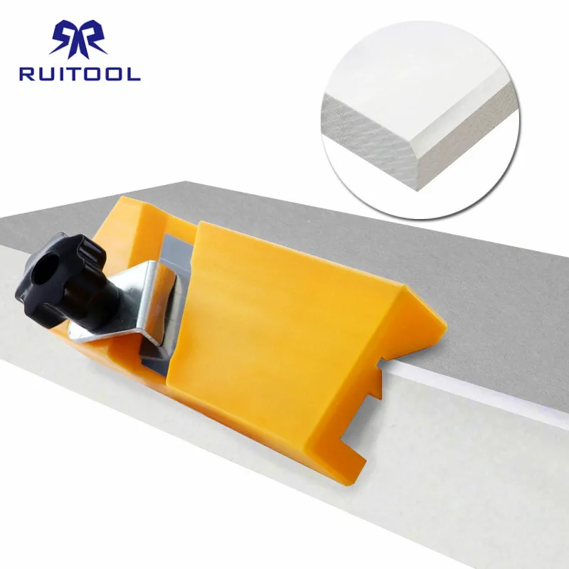 

Gypsum Board Hand Plane ABS Plastic Plasterboard Planing Tool Flat Square Drywall Edge Chamfer Woodworking Hand Tool