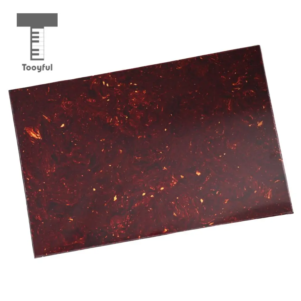 Tooyful Durable 4ply PVC Electric Guitar Pickguard Material Scratch Plate Blank Sheet DIY Musical Instrument Accessory