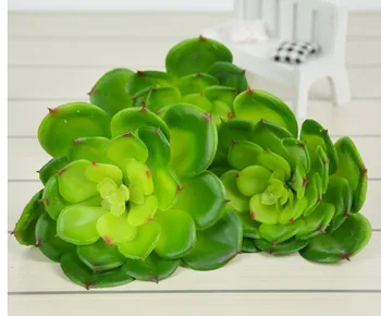 

A012 For home decoration simulation of artificial green plants succulents interior decoration plastic plant jewel lotus plant
