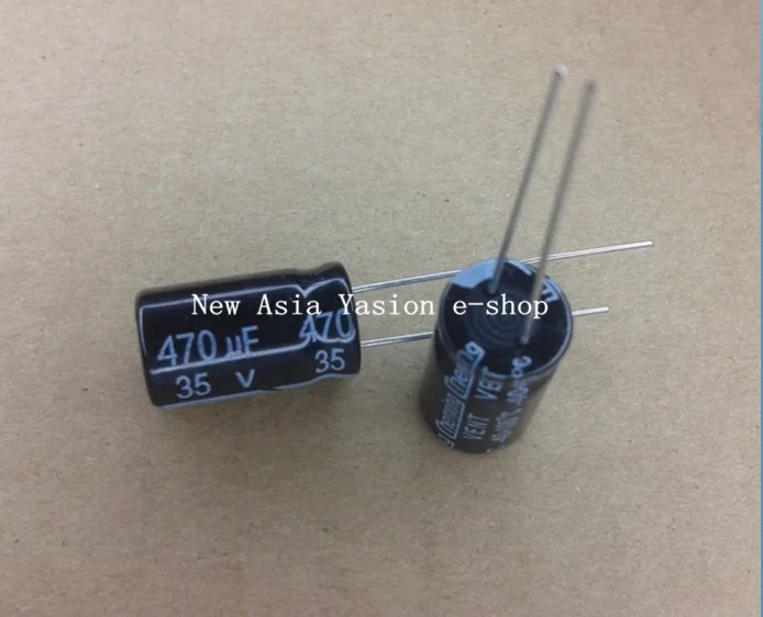 

10PCS 35V470UF 10*17mm 470UF 35V 10*17 Electrolytic capacitor