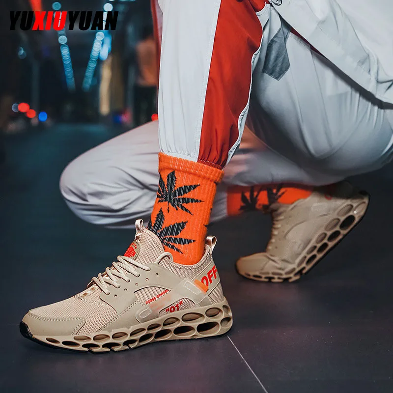 

2019 Hot Men Mesh (Air mesh) FREE FLEXIBLE Outdoor Running Shoes Casual Leisure Ultralight Non-Slip Sport Sneakers