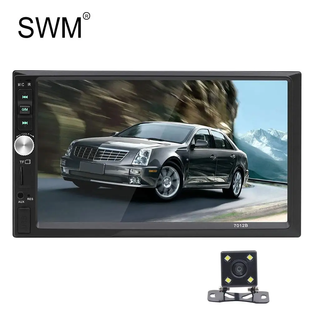 SWM радио de Auto 2 Din Android Estereo De Auto Con Pantalla " 2Din Bluetooth автомобильное радио авто радио камера заднего вида авто радио