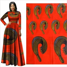 Me-dusa новейшая Народно-пользовательская африканская восковая штамповка ткань хлопок Hollandais воск платье костюм Ткань 6 ярдов/шт Высокое качество