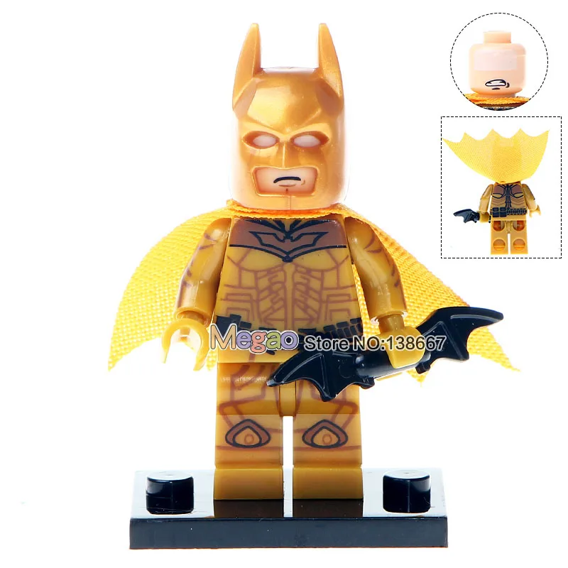 

Building Blocks Single Sale WM313 Gold Dark Knight Batman DC Super Hero Justice League Unlimited Children Gift Toys WM6002