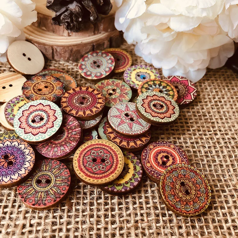 indian style round button (1)