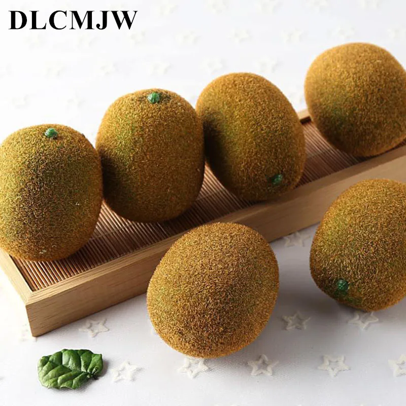 

Artificial Fruits Kiwi foam Fake For Home Kitchen Table DIY Home Decoration Simulation Artificial Fruits 1pcs Display props